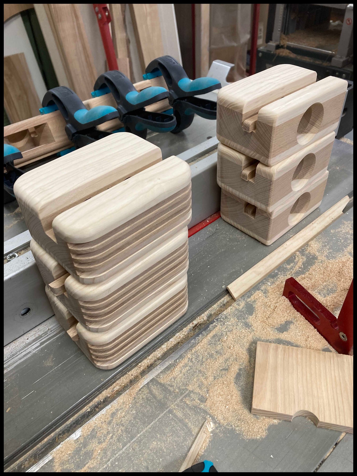 Enceinte passive en bois massif de hêtre et d'érable