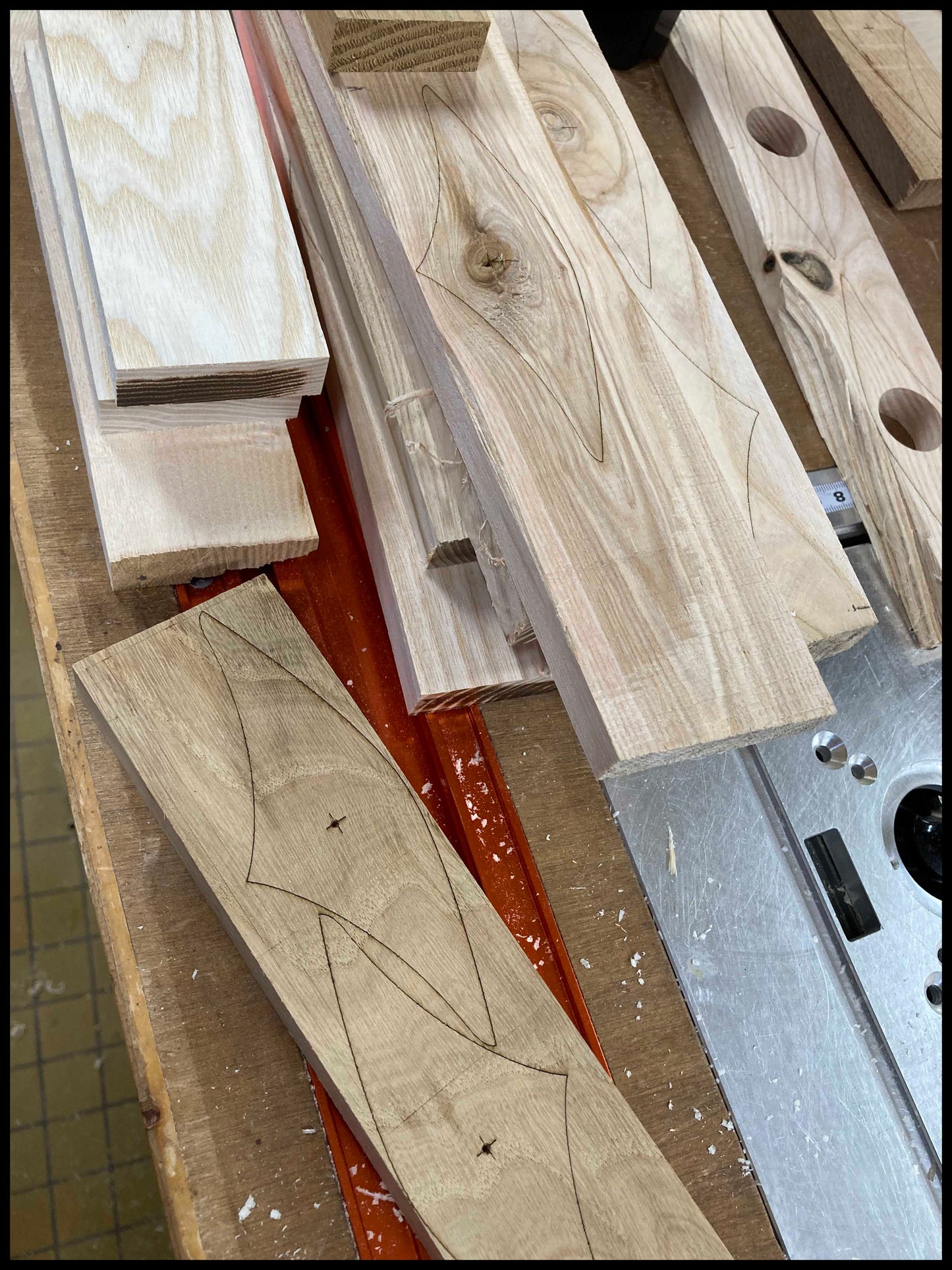 Bague de lecture en bois massif issus d'essences locales