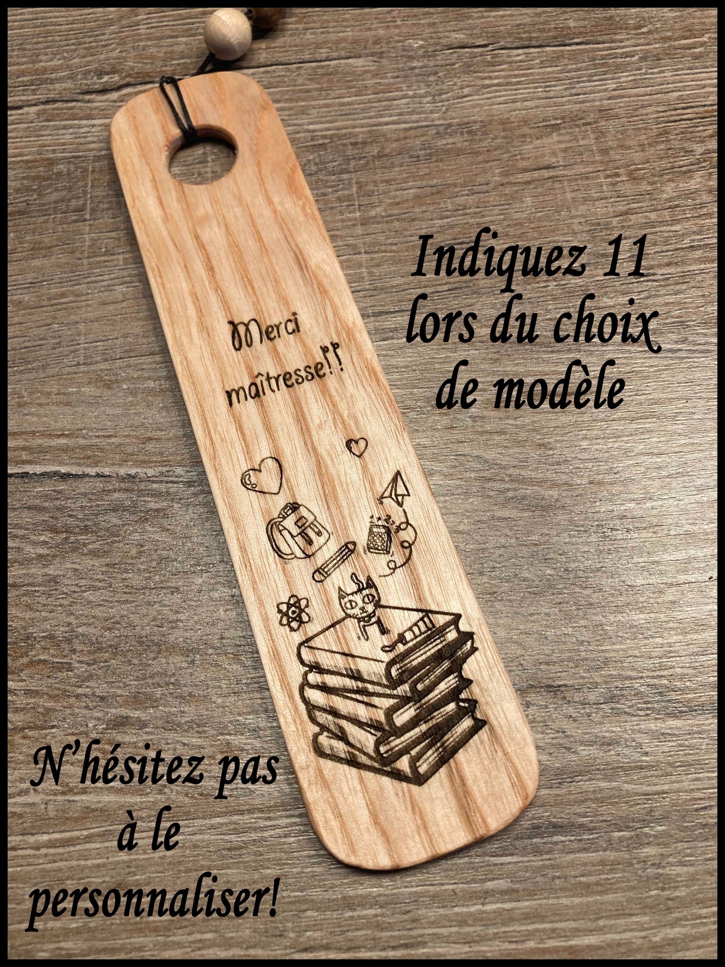 Marque page en bois de frêne, faites votre choix pour cet objet simple et apaisant!